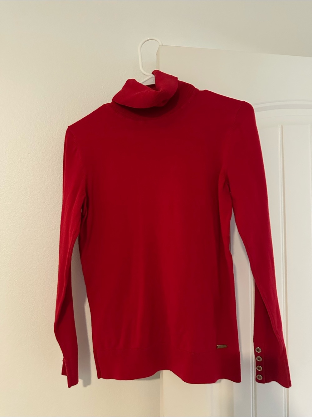 Tommy Hilfiger Women’s Red Turtleneck Sweater